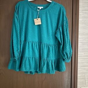 Blu Pepper Teal Women's Top